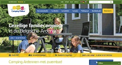 Desktop Screenshot of campingpolleur.be